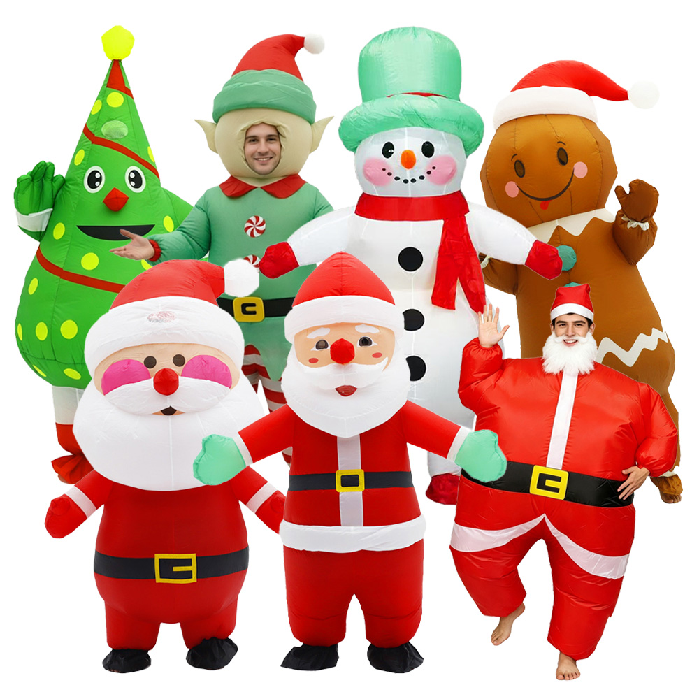 Costumes - Kostum Tiup Lucu Natal Manusia Roti