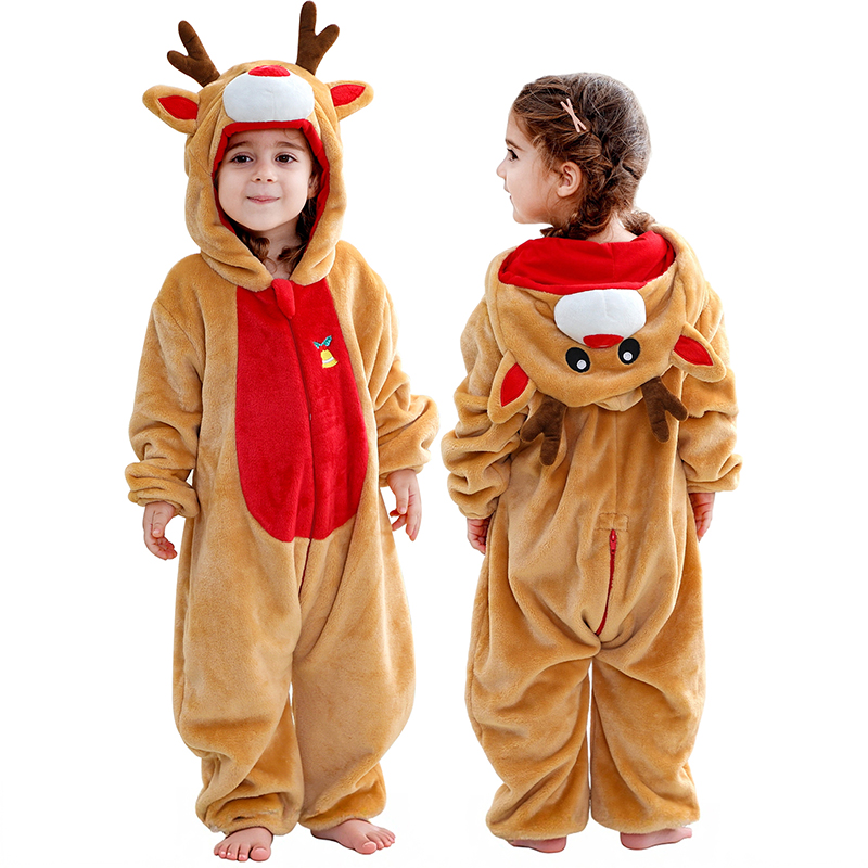 Spiderman Jumpsuit Kids - Romper Natal MICHLEY Bahan Flanel Cosplay