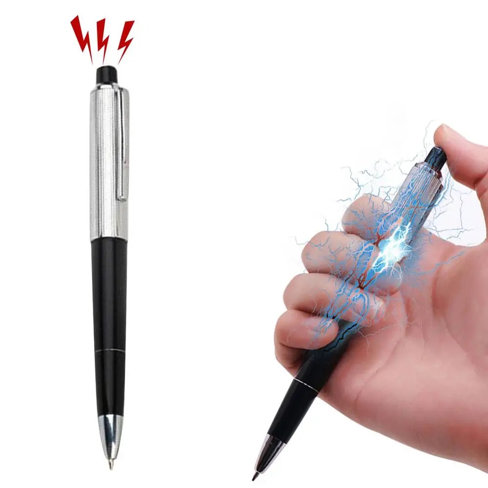 Shock Pen Prank Toy - 1pcs Pulpen Kejutan Listrik Kreatif, Alat