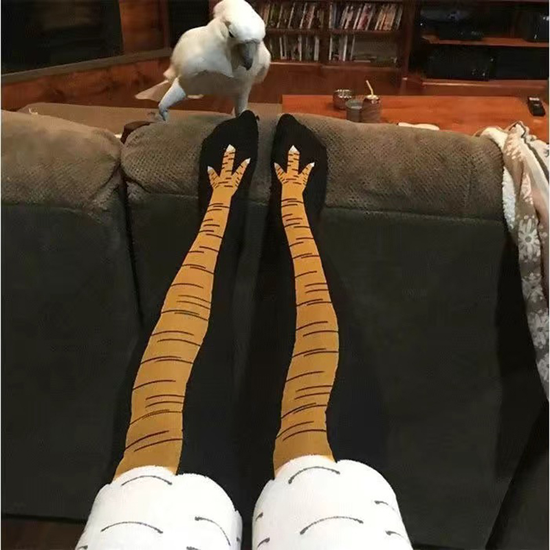 Funny Chicken Leg Socks - Kaus Kaki Wanita Bentuk Cakar Ayam