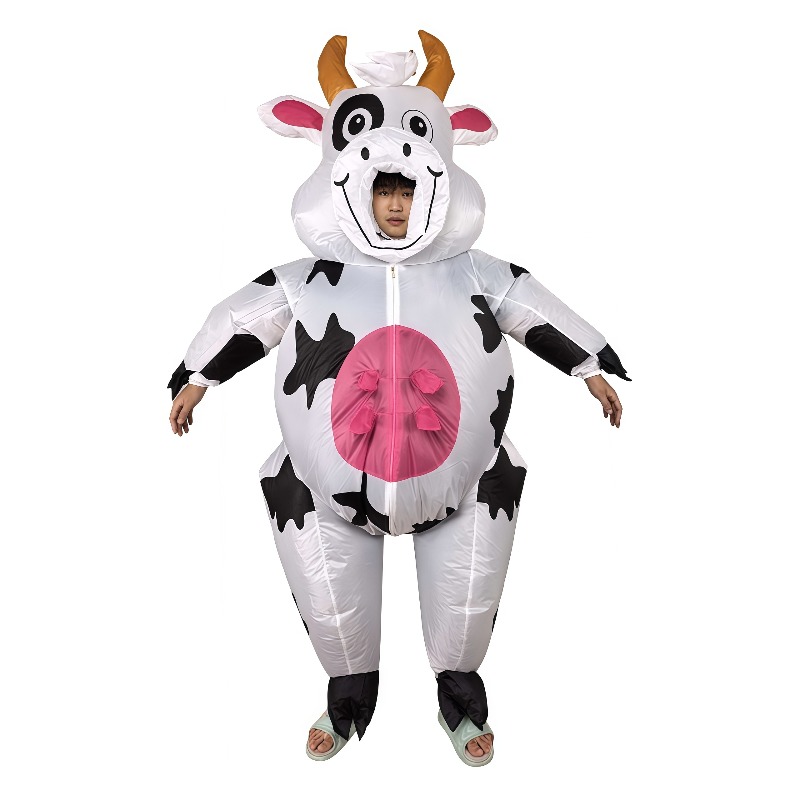 Costumes - Kostum Sapi Tiup Lucu untuk Halloween,