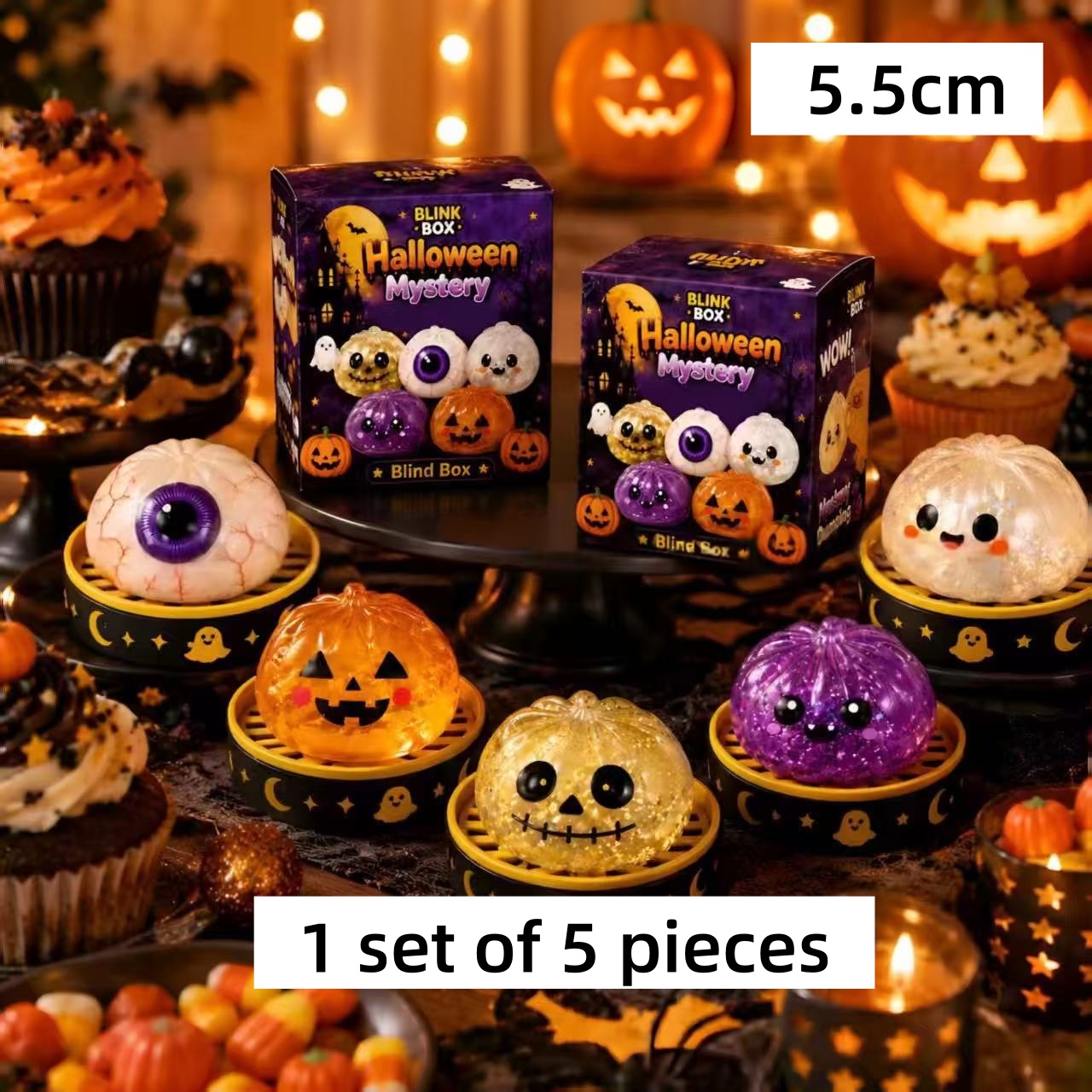 Novelty Gifts - Mainan Pereda Stres Bentuk Hantu Halloween