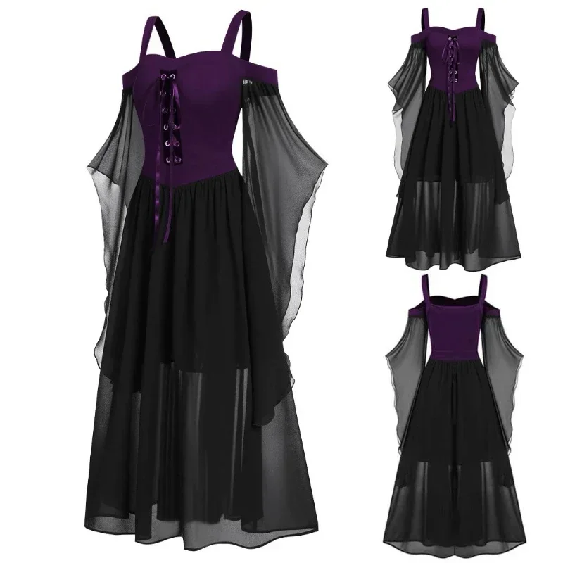 Gaun Penyihir Abad Pertengahan - Medieval Renaissance Dress Women ulasan dan harga