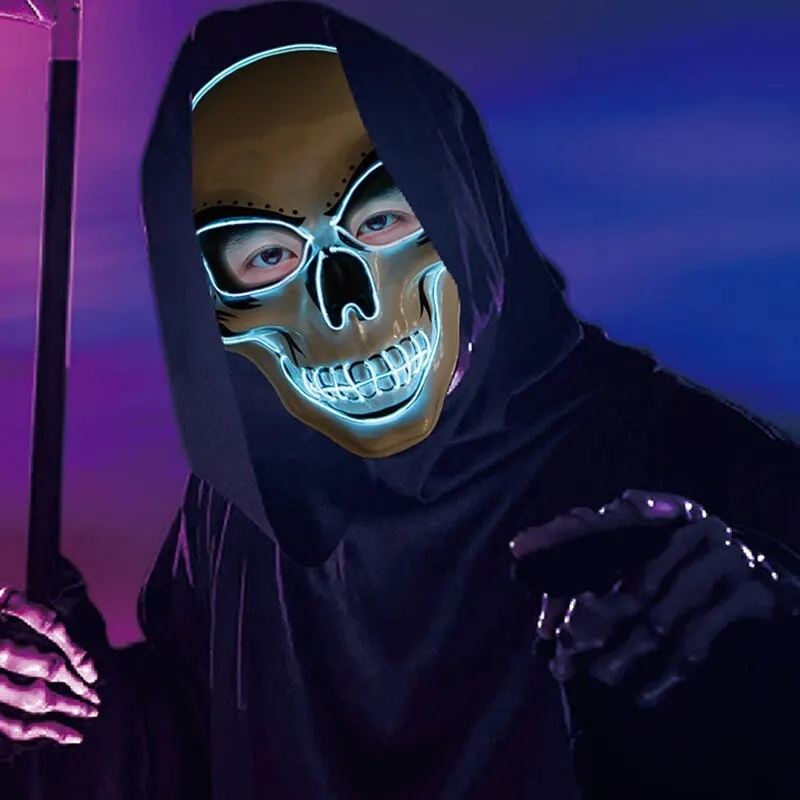Topeng Pemurnian Dewasa Hallow - Led Purge Mask Halloween ulasan dan harga