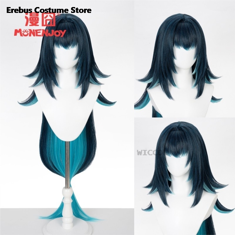 Wig Cosplay Halloween Genshin  - Anime Cosplay Wig Heat Resistant ulasan dan harga