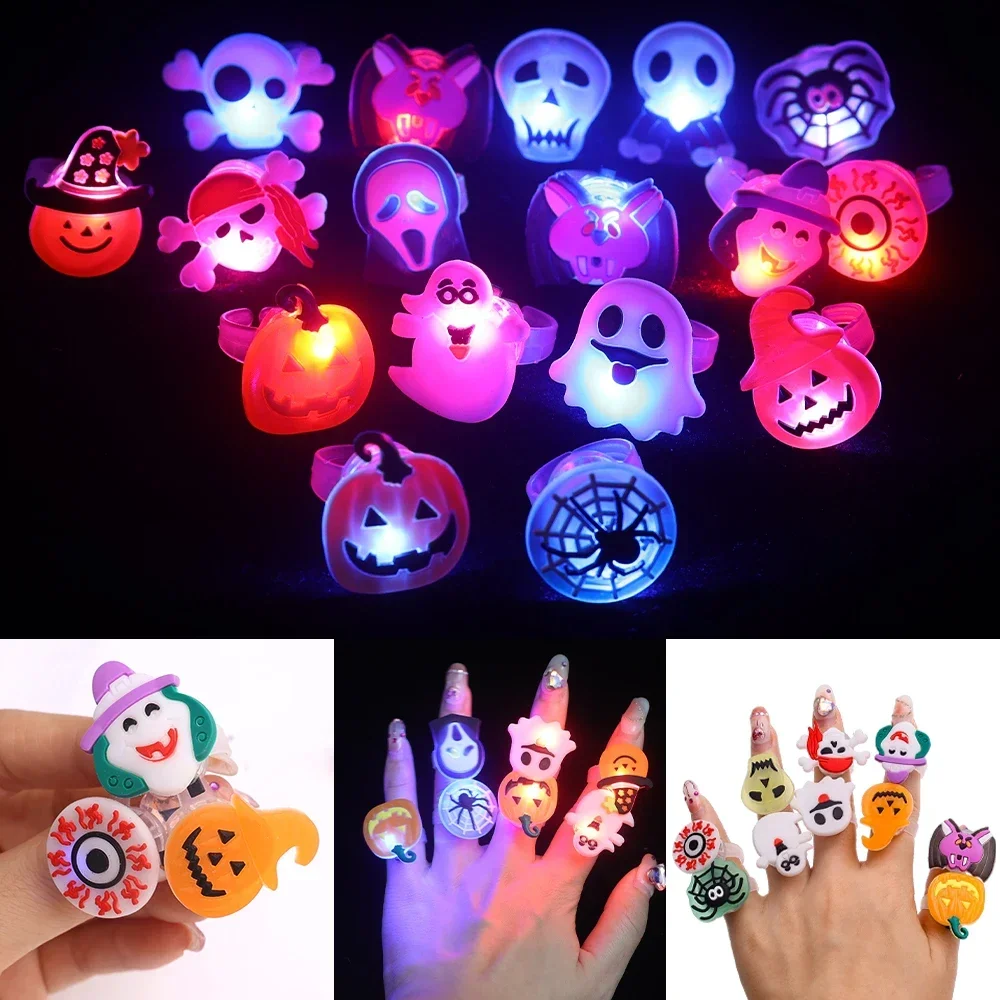 Halloween cincin bercahaya, ma - Glow In The Dark Party Glasses ulasan dan harga