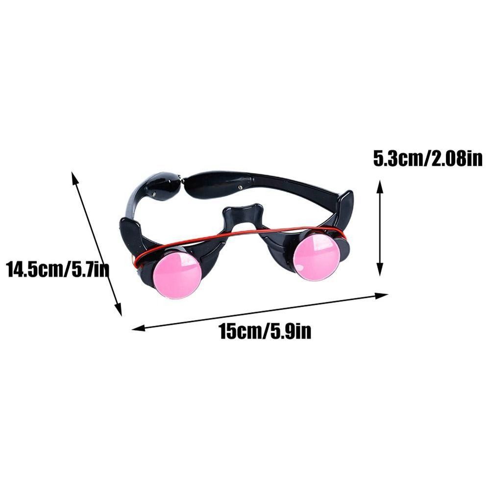 E9 Kacamata Mata Merah Bertema - Glow In The Dark Party Glasses ulasan dan harga