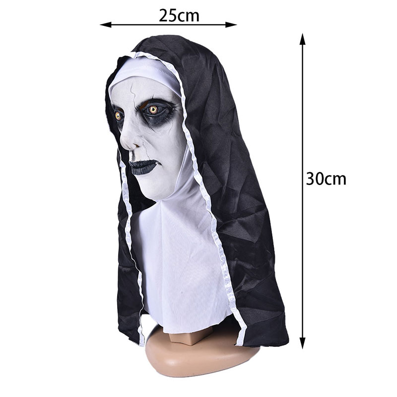 1 Buah Topeng Lateks Biarawati - Led Purge Mask Halloween ulasan dan harga