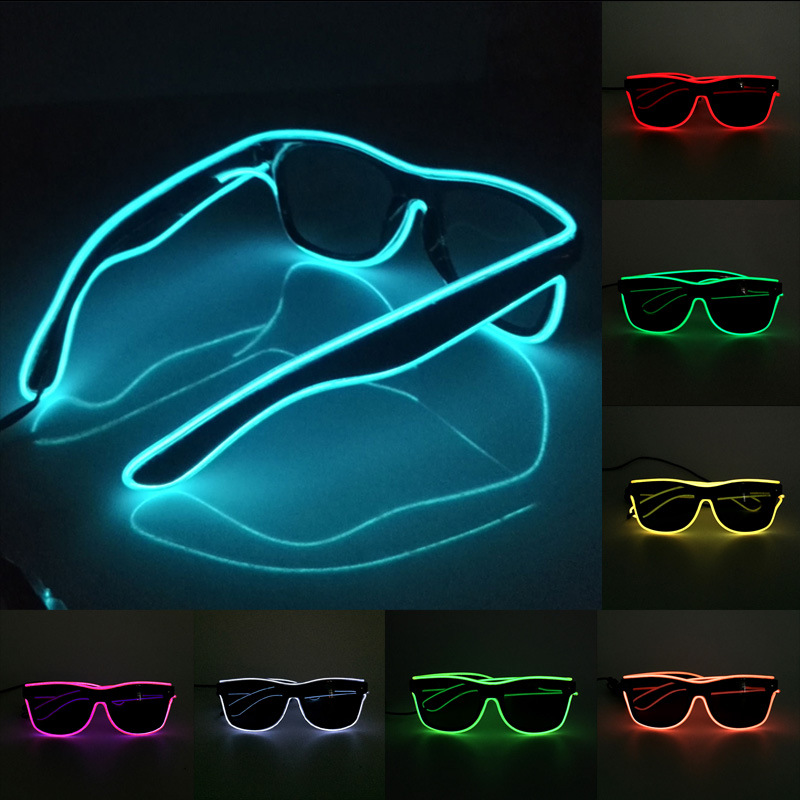 Baru lampu kacamata Led Rave p - Glow In The Dark Party Glasses ulasan dan harga