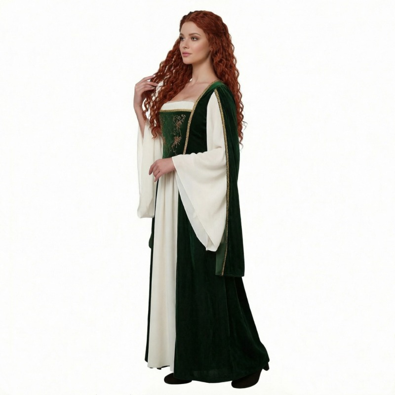 Kostum Cosplay Abad Pertengaha - Medieval Renaissance Dress Women ulasan dan harga