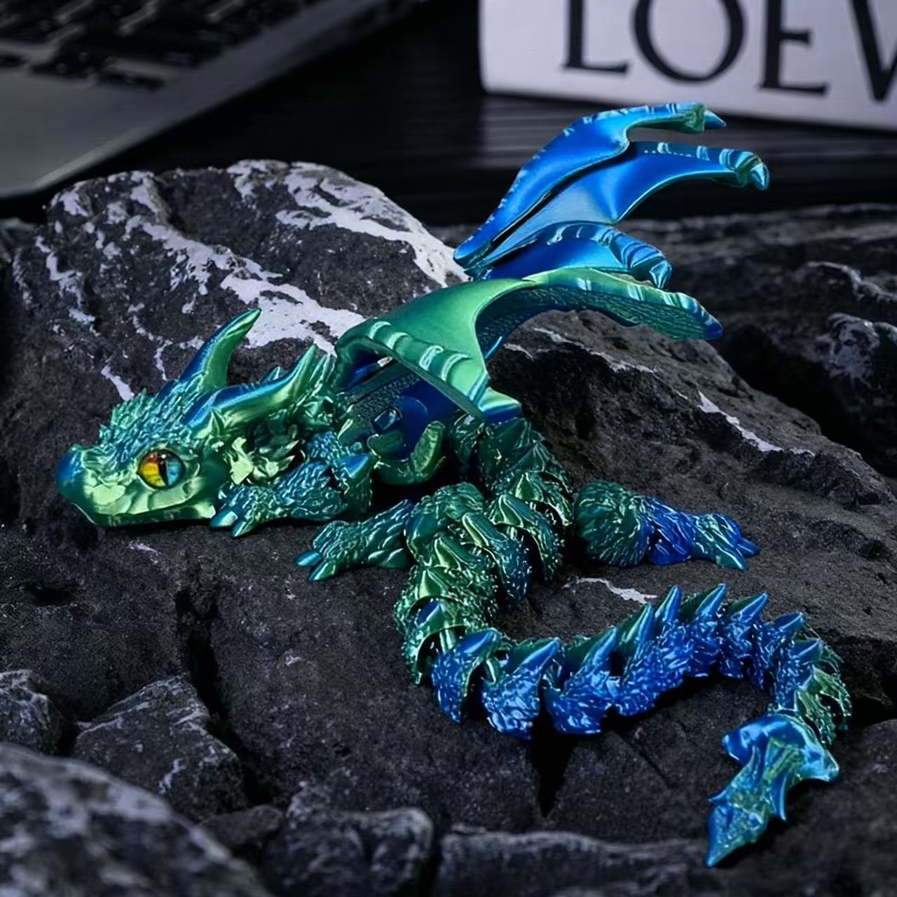 Model Naga Wyvern 3D dengan Sa - Novelty Gifts ulasan dan harga