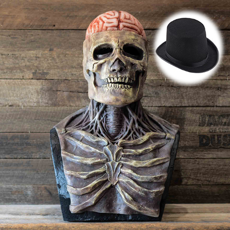 Topeng Kerangka Otak Menyeramk - Led Purge Mask Halloween ulasan dan harga