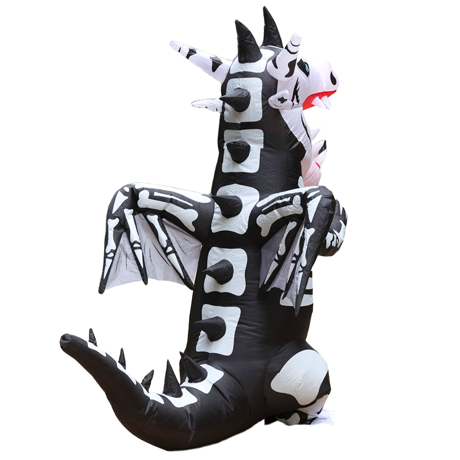 Kostum Dinosaurus Tiup Hallowe - Inflatable Dinosaur Costume Adult ulasan dan harga